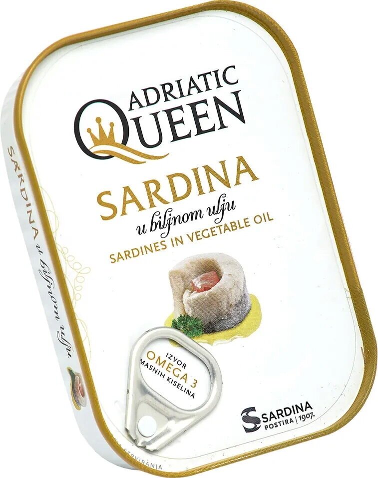 Adriatic Queen Консервы сардины в растительном масле, 105 г
