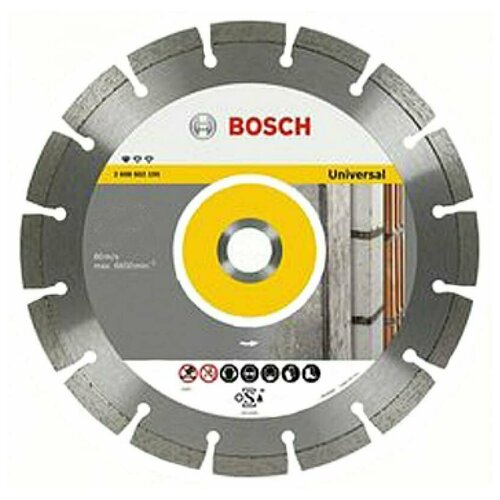 Алмазный диск универсальный Expert for Universal 180×22,23×2,4×12 мм Bosch 2608602567