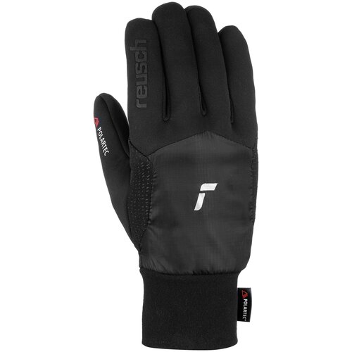 фото Перчатки горнолыжные reusch 2021-22 garhwal hybrid touch-tec black/silver (inch (дюйм):9.5)