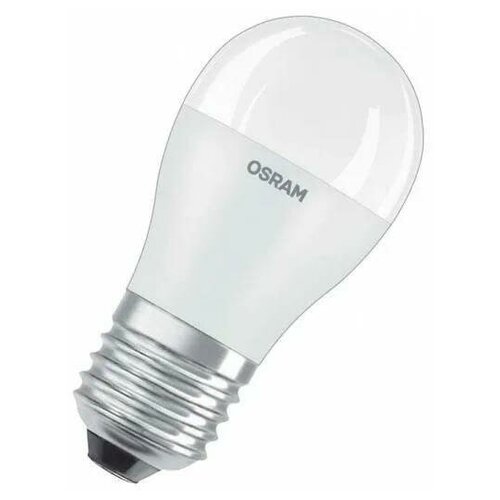 фото Лампа светодиодная led 8вт e14 clp75 белый, матов. шар osram (4058075210837)