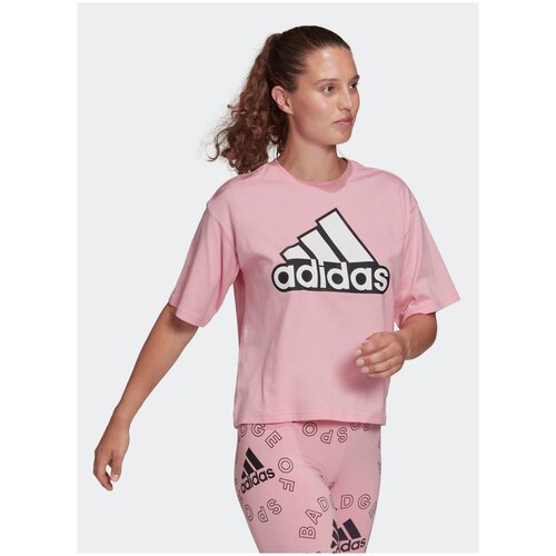 Футболка Adidas W BLUV Q1 CRO T Женщины HC9183 S