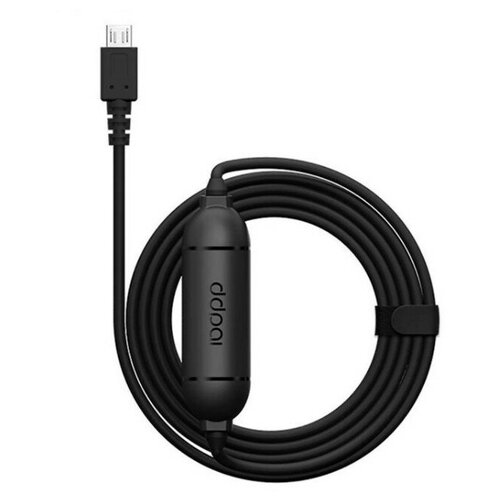 Кабель прямого подключения Xiaomi (Mi) DDPai Mini Hardware Kit ,с MicroUSB на 2 клеммы , черный