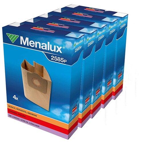 Годовой запас мешков для пылесоса Керхер KARCHER WD 3 SE 4001 SE 4002 тип 6959-130 20 штук Menalux 2585p 3251₽