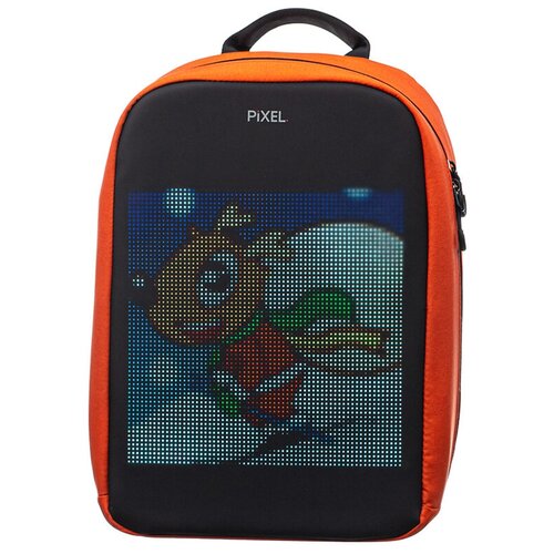 фото Рюкзак с led-дисплеем pixel max (оранжевый)