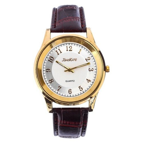 фото Часы наручные мужские "дант", ремешок экокожа, d=3 см, микс noname