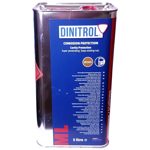 фото Dinitrol ml - автомобильная антикоррозийная мастика для скрытых полостей, канистра 5 л 11068
