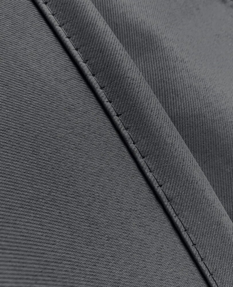 Комплект штор блэкаут (200х270х2шт) темно-серый - фотография № 2