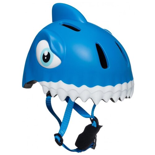 фото Шлем защитный crazy safety акула 2021, р. s (55 - 49 см), blue