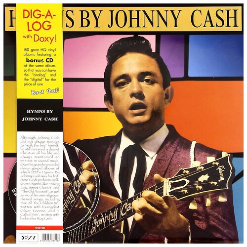 Johnny Cash - Hymns By Johnny Cash (LP+CD) старый винил hallmark records johnny cash the great johnny cash lp used