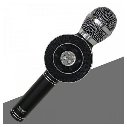 Беспроводной караоке микрофон Wster WS-668 черный