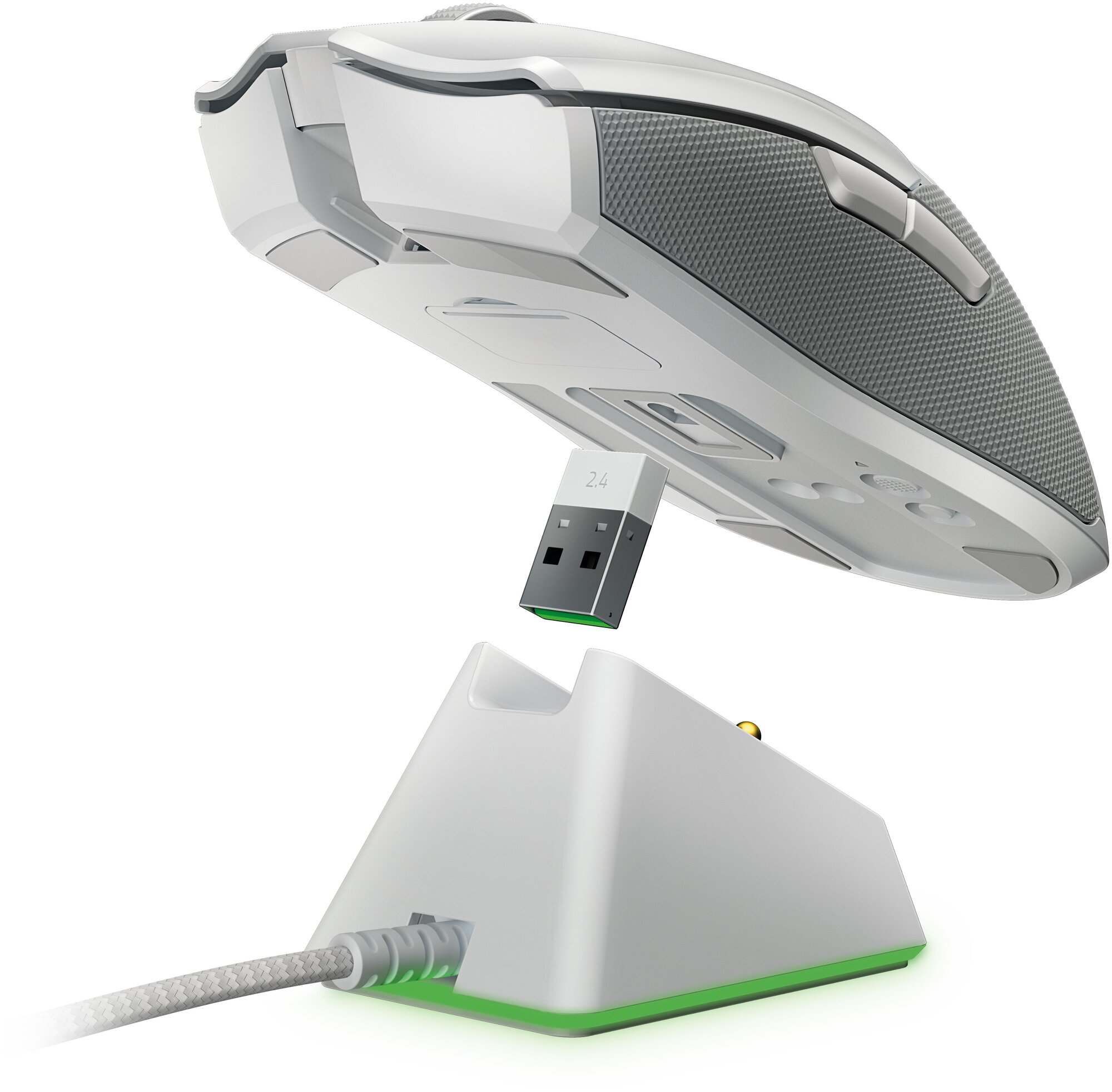 Беспроводная игровая мышь Razer Viper Ultimate с зарядной станцией, белый