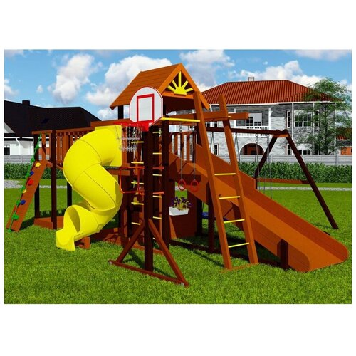 Игровой комплекс Markvel mark_turbo_7 Марк Турбо 7 (спортивно-игровая площадка для дачи и улицы)