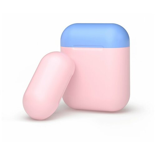 фото Чехол deppa silicone pink-light blue 47023