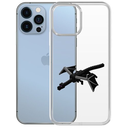 Чехол-накладка Krutoff Clear Case Дракон Края для iPhone 13 чехол накладка krutoff clear case minecraft дракон края для samsung galaxy a03 core a032