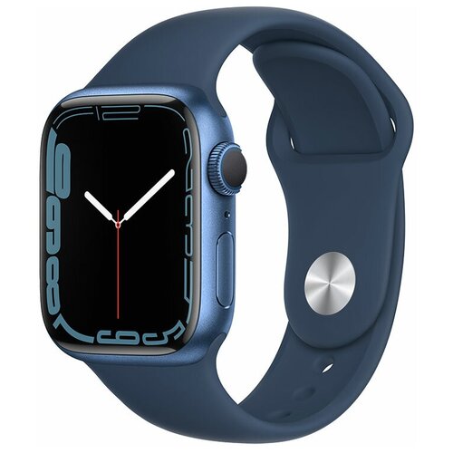 Apple Watch Series 7 GPS 41mm Blue Aluminium Case with Abyss Blue Sport Band MKN13 2999000₽