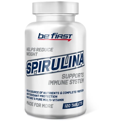 Таблетки Be First Spirulina, 120 г, 120 шт.