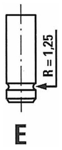 Выпускной клапан (комплект 4 шт.) Freccia R6030R