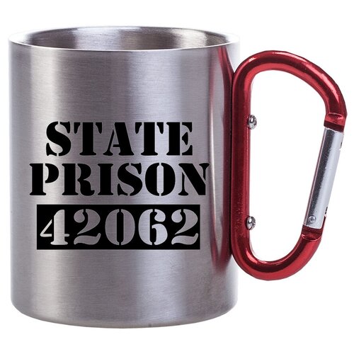фото Металлическая кружка с карабином state prison drabs