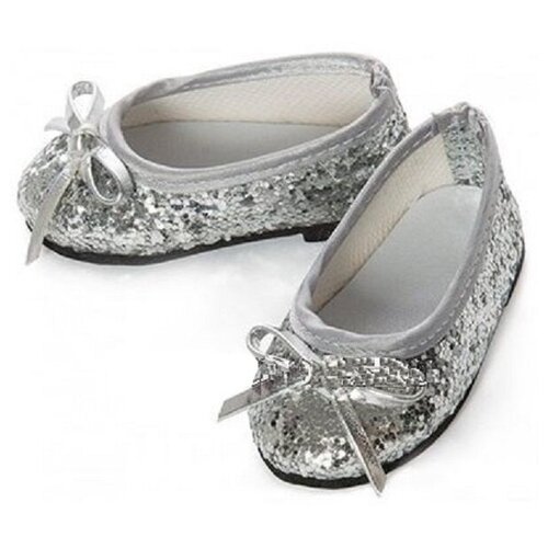 Туфли Kidz N Cats Silver Shoes (Серебристые для кукол Кидз Н Катс, для кукол 46 см) футболка silver hands размер 46 белый