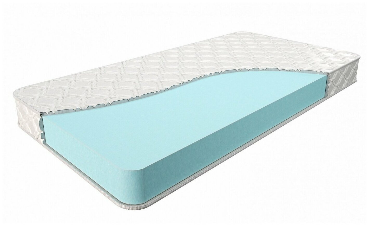 Матрас ARMOS Orto Foam 14 (Jacgard) 90х200, Беспружинный, Ортопена, 14см