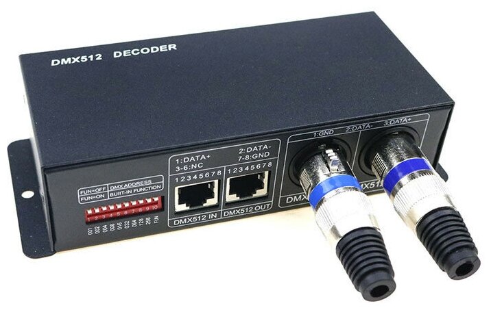 DMX 512 декодер 8Ах4 канала (RGBW)