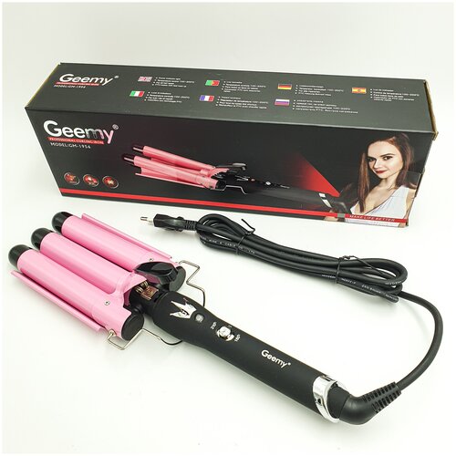 Плойка тройная волна Geemy GM-1956 289000₽