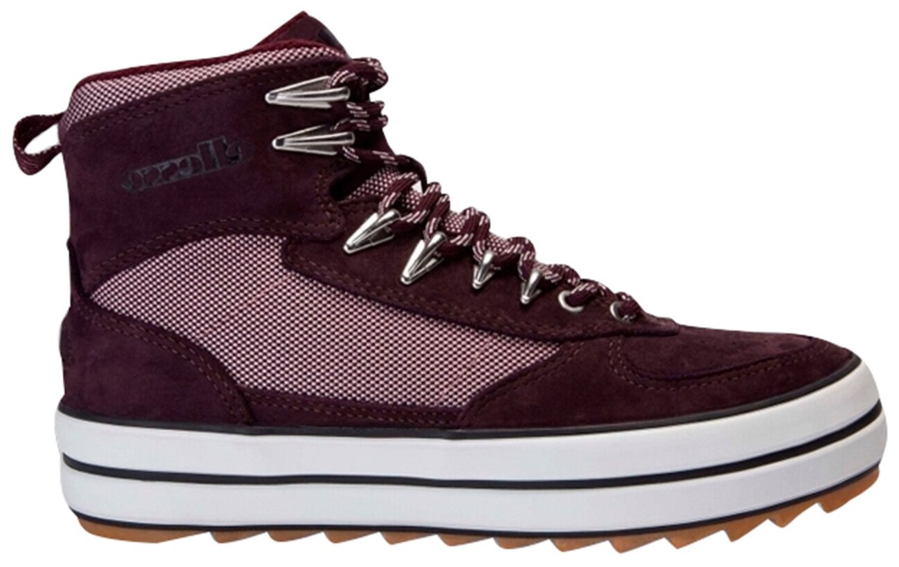 Кеды высокие женские Ellesse Alzano Mtn Boot Leather Af Pink/Dark Purple/Silver 