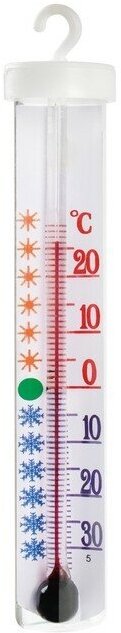 Термометр для холодильника и морозильной камеры "Айсберг", от -30°С до +30°С