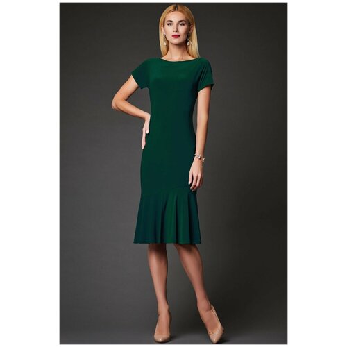 фото Платье арт-деко, размер 46, зеленый