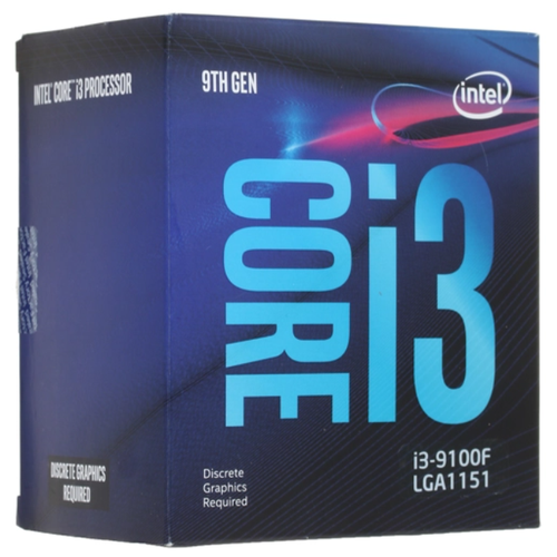 Процессор Intel Core i3-9100F LGA1151 v2, 4 x 3600 МГц, BOX