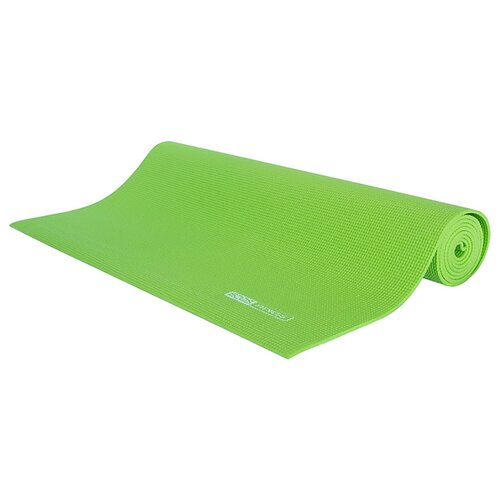 Коврик ECOS Yoga Mat, 620х61 см зеленый 0.4 см надпись