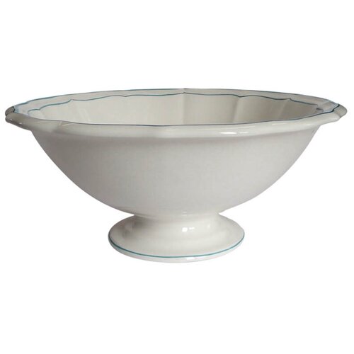 Салатник Gien Acapulco, 30 см, фаянс, цвет зеленый