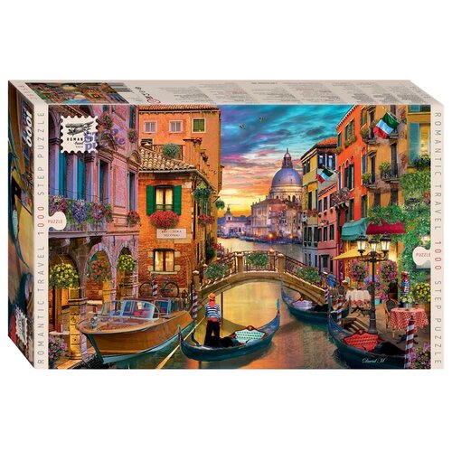 Пазл Step puzzle Венеция (79158), 1000 дет., 6.2х60х48 см, разноцветный пазл step puzzle париж 79157 1000 дет разноцветный