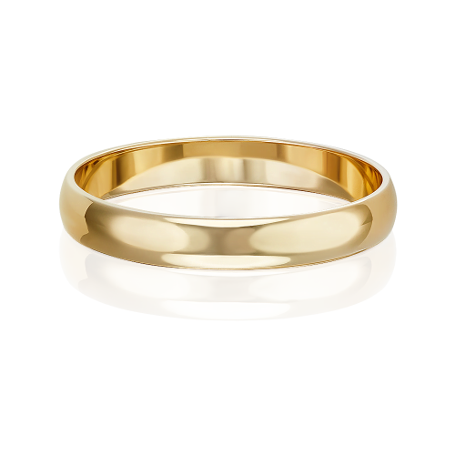 Кольцо обручальное PLATINA желтое золото, 585 проба, размер 18