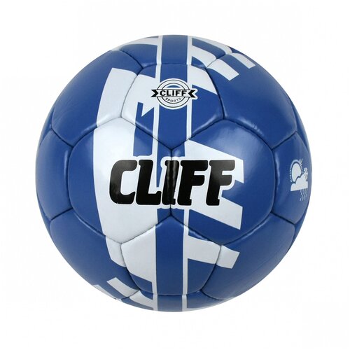 фото Мяч футбольный cliff cf-27, 5 размер, pu, синий