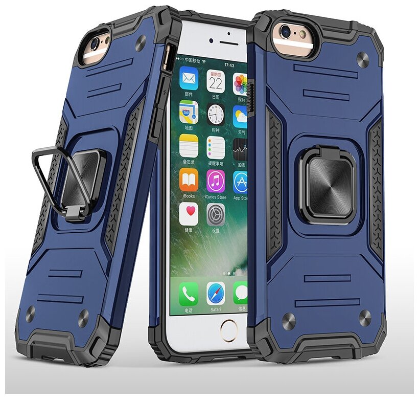 Противоударный чехол Legion Case для iPhone 6 Plus / 6S Plus синий