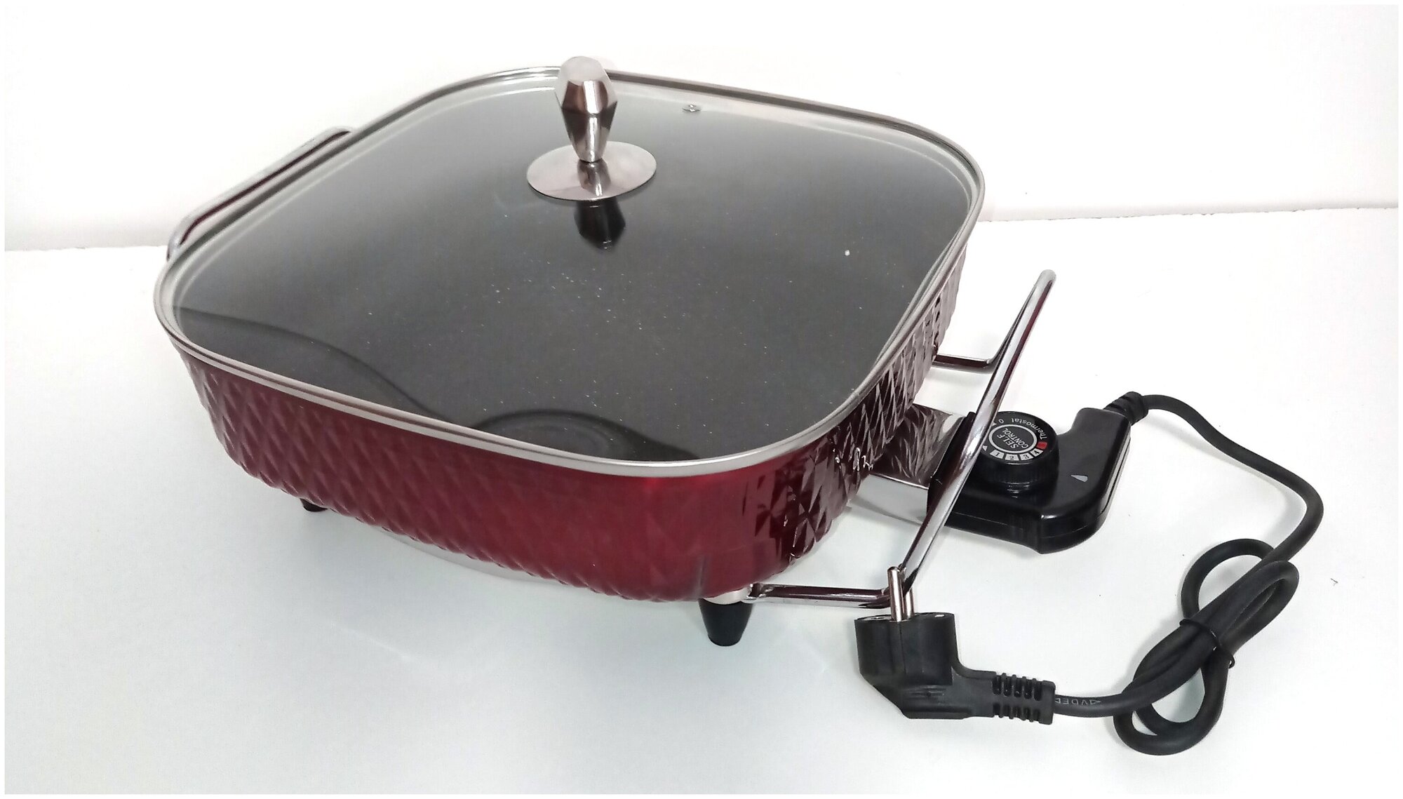 Сковорода электрическая "Умница" модель GFK-40-30a диаметр 30см глубина 7см - фотография № 2