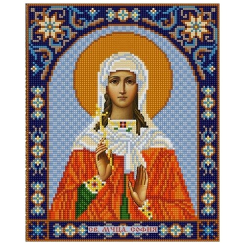 Святая София (рис. на сатене 20х25) 20х25 Конек 9313 20х25 Конек 9313)