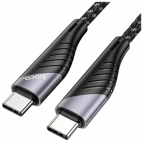 Кабель Type-C на Type-C Hoco “U95 Freeway” PD 60W зарядка и передача данных кабель usb type c 1 метра черный 3a 20v 60w передача данных до 10gbps