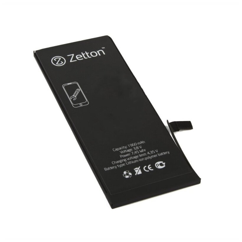 Аккумуляторная батарея (аккумулятор) для iPhone 7 1960mAh (Zetton)