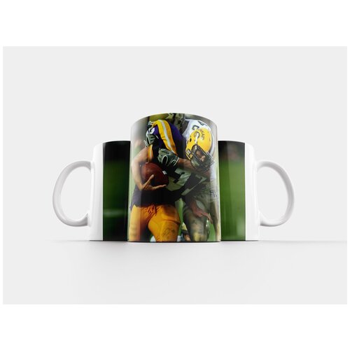 фото Кружка "футбол, игрок футбола, по пути назад" 320 мл lotsprints