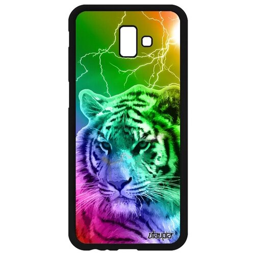 фото Защитный чехол на смартфон // galaxy j6 plus 2018 // "царь тигр" бенгальский охота, utaupia, цветной