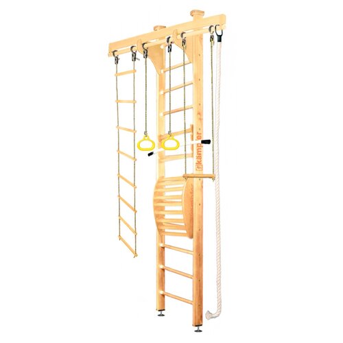 фото Спортивно-игровой комплекс kampfer wooden ladder maxi wall 3м 3 классический/белый