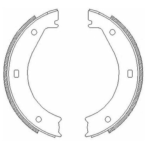 4404.00_=415sbs=415 100-Sx=361266b=Fsb272 !Колодки Барабанные Ручника Bmw E28/E34/E23/E32 All Remsa арт. 440400