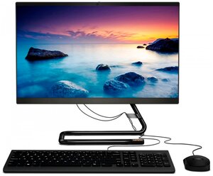 23.8" Моноблок Lenovo IdeaCentre AIO 3 24IIL5 F0FR004DRK, 1920x1080, Intel Core i5-1035G4 1.1 ГГц, RAM 8 ГБ, SSD 256 ГБ, Intel Iris Plus, ОС не установлена, черный