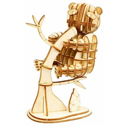 3D деревянный пазл Robotime Дикие животные - Панда TG202