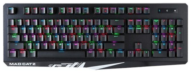 Клавиатура Mad Catz S.T.R.I.K.E. 4 проводная игровая с подсветкой для PC (чёрный)(без русской раскладки)(0812137030474)