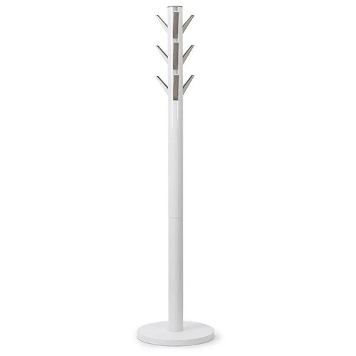 Вешалка напольная Flapper, 169 см, белая/дерево
