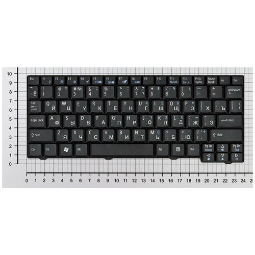 Клавиатура для ноутбука Acer Aspire One A110 A150 D150 D250 ZG5 ZG8 черная 882₽