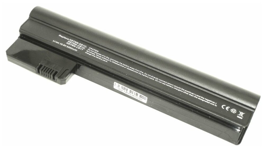 Аккумуляторная батарея для ноутбука HP Compaq Mini 110-3000 (HSTNN-CB1U) 5200mAh OEM черная